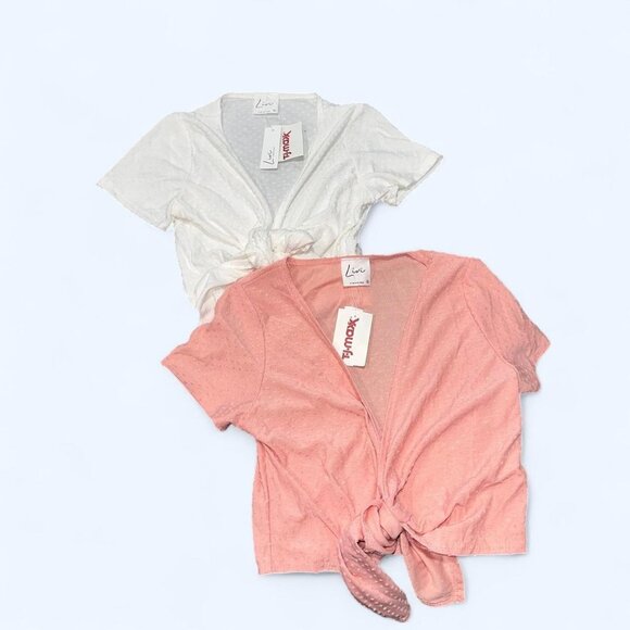 Livi By Olivia Rae Front Tops Bundle of 2 - Picture 1 of 2